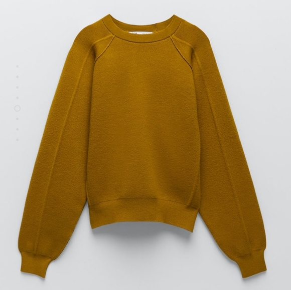 🔥Last 2🔥ZARA Seam detail knit sweatshirt - Picture 2 of 8